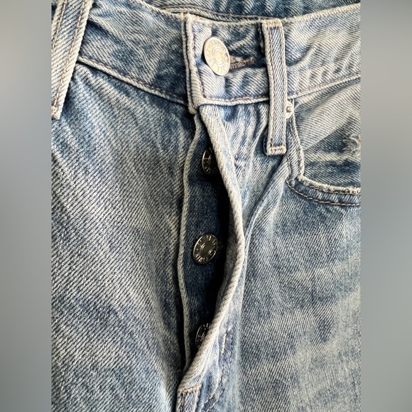 Edwin - Cai High Waist Ripped Straight Leg Jeans- Slayer- 24 - Picture 11 of 11